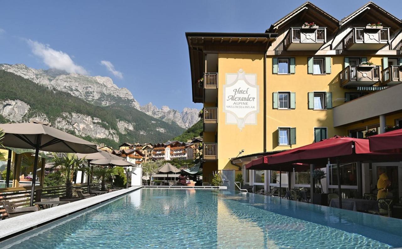 Alexander Hotel Alpine Wellness Dolomites Molveno Esterno foto